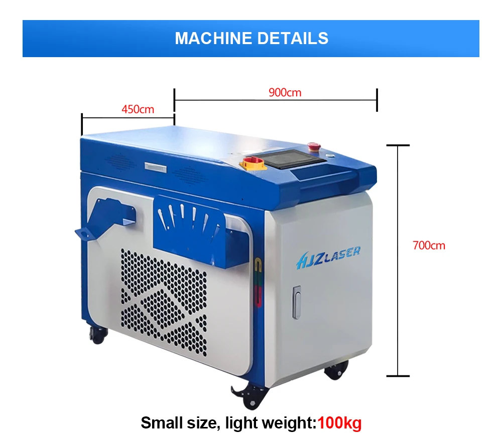 laser cleaner dimension